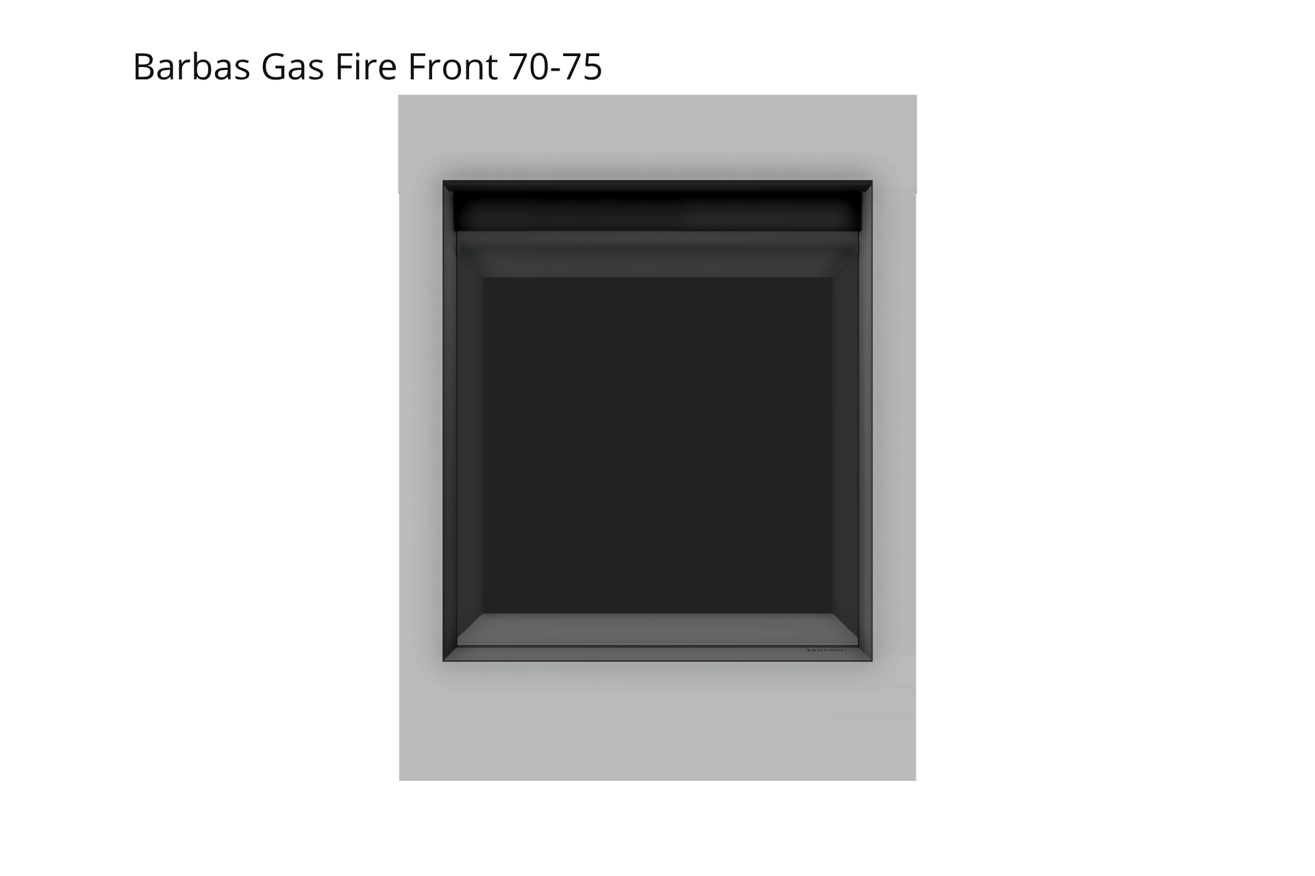 Barbas Gas Fire Front 70-75