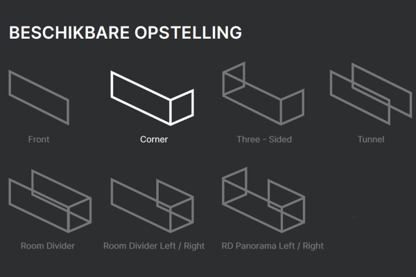 Elu B Slimline Corner Medium Elu B Slimline Corner Medium