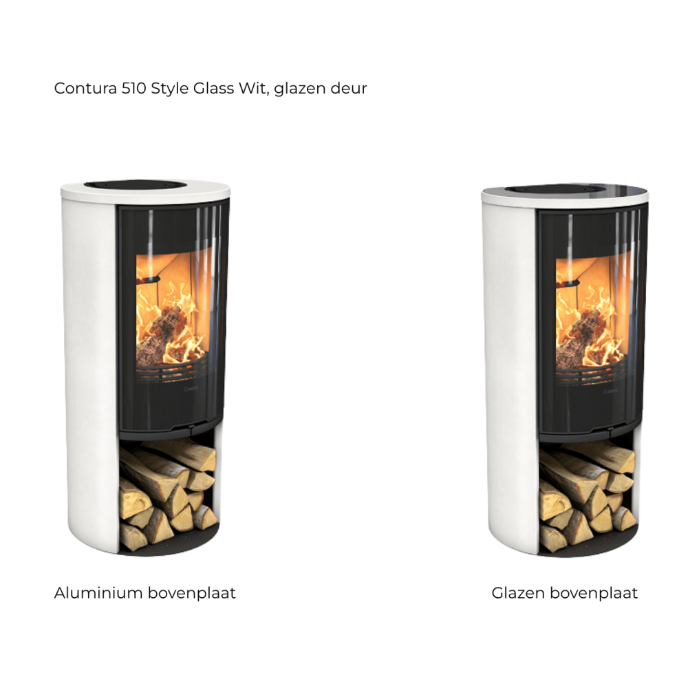 Contura 510 Style Glass Wit Contura 510 Style Glass Wit - Afbeelding 3