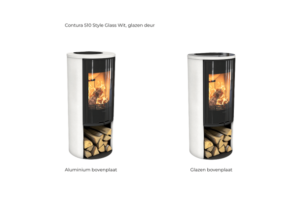 Contura 510 Style Glass Wit Contura 510 Style Glass Wit