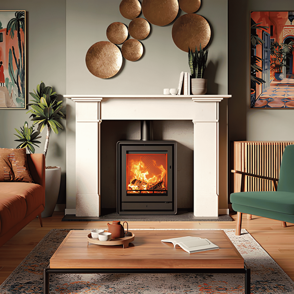 Stovax Riva2 55 Freestanding Stovax Riva2 55 Freestanding - Afbeelding 1