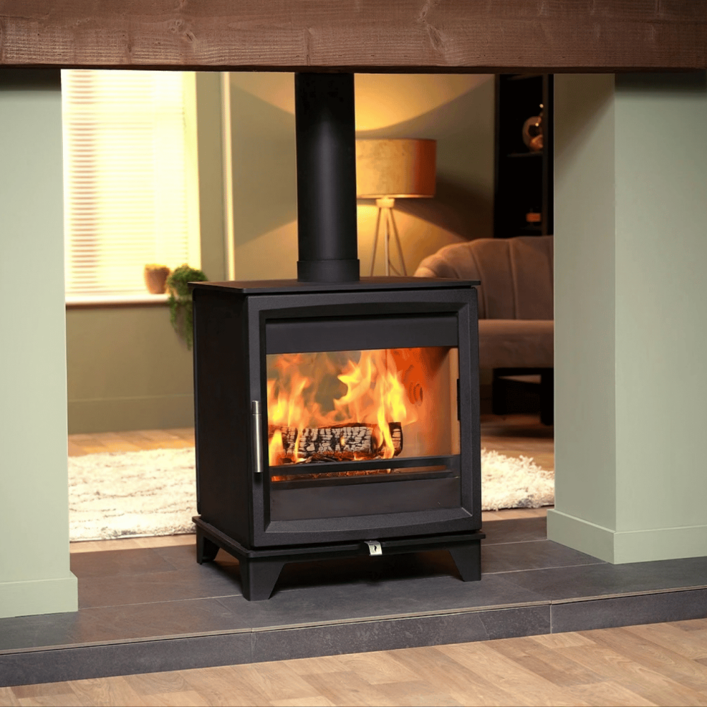 Charlton & Jenrick Fireline Woodtec 8 kW doorkijk haard Charlton & Jenrick Fireline Woodtec 8 kW doorkijk haard - Afbeelding 2